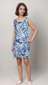 RUFFLE BOTTOM DRESS WITH SIDE SEAM POCKETS - D2099
